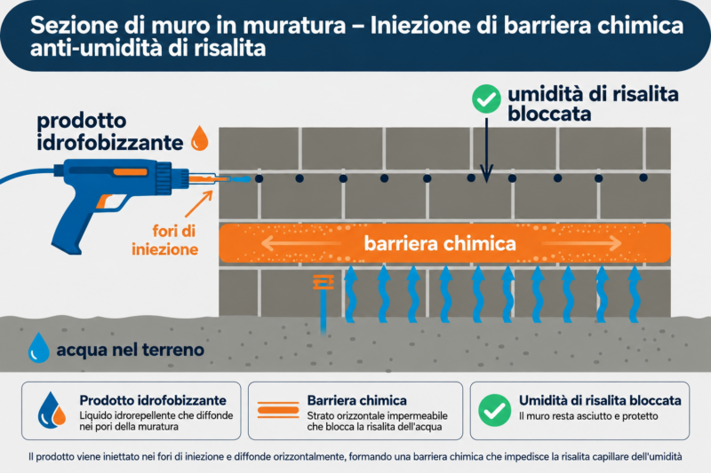 Deumidificazione muri